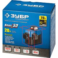 Уровень лазерный ЗУБР КРЕСТ 3D ( Нивелир )  картинка